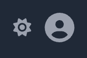 Profile icon in the top-right corner